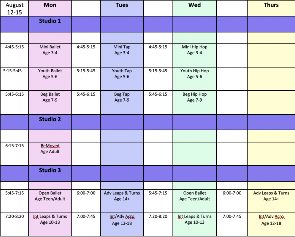 Madison Professional Dance Center (MPDC) Dance Classes for youth