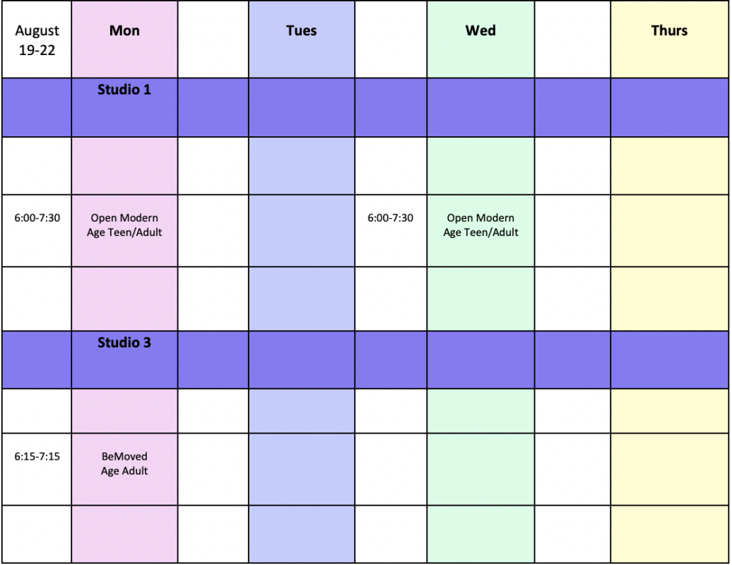 Madison Professional Dance Center (MPDC) Dance Classes for youth