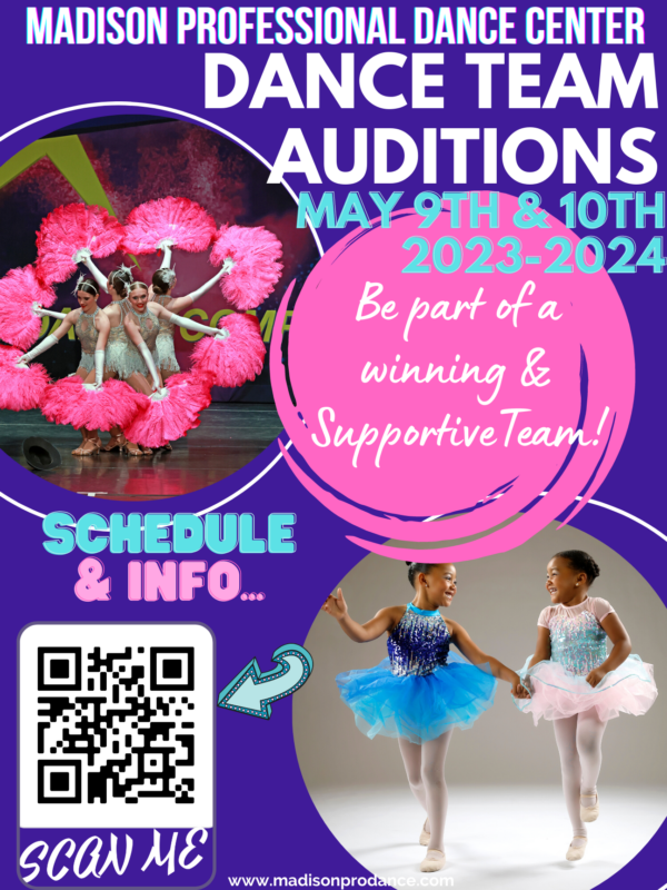 Madison Professional Dance Center (MPDC) Dance Classes for youth