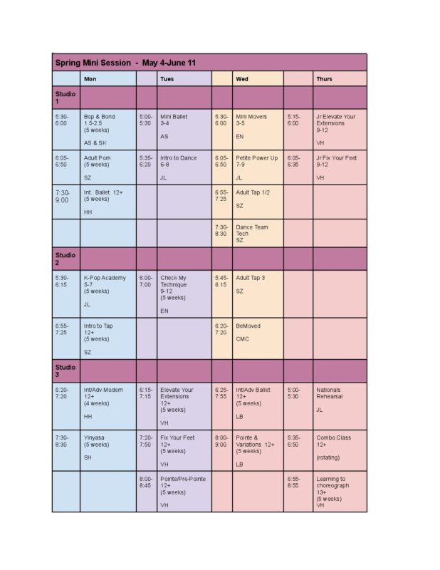 Madison Professional Dance Center (MPDC) Dance Classes for youth